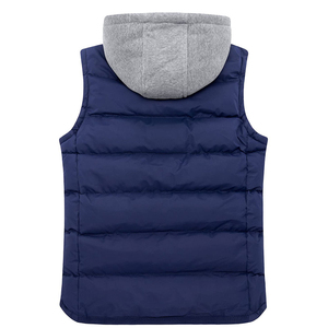 Men Quilted Puffer Vest Sleeveless Winter Jacket Warm Lightweight Body <b>Warmer</b> Outdoor Casual Windproof OEM Design - Product Image 2