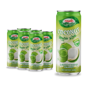 Bebidas de Agua de Coco de Vietnam, 330 ml, Enlatadas, 100% Jugo de Coco, Fabricante de Marca Privada OEM, Marca Nawon, Muestra Gratuita - Product Image 3