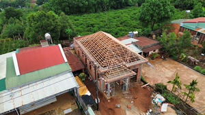 Système de toiture en acier léger pour maison, poutre de toiture Eratek EC75.75, poutre légère, acier léger, système de toiture en acier léger, poutre G550, revêtement Duracoat - Product Image 5