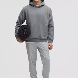 Sudadera con Capucha Unisex de Invierno al por Mayor, Mezcla de Forro Polar 400g, Oversize, de Alta Calidad, Moderna, Mezcla de Algodón, con Bolsillo y Estampado Digital - Product Image 3