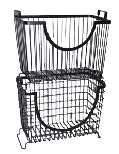 Metal Wire Mesh Basket for Cutlery Stainless Steel Wire Mesh Baskets Wire Powder Coted Basket Supplier From India - Product Image 2