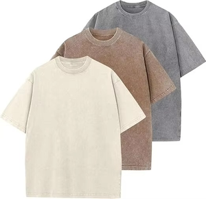 Camiseta de Hombre 100% Algodón con Lavado Ácido, Personalizada OEM de Primera Calidad |   Camiseta Holgada de Gran Tamaño con Hombros Caídos ONEAPEX INTERNATIONAL - Product Image 3