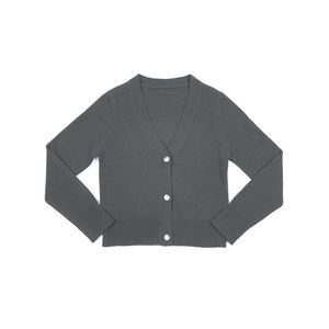 Cardigan pour femmes ODM OEM avec col en V manches longues régulières style chinois tricoté fin pour la saison d'automne - Product Image 3