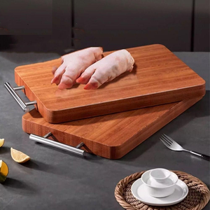 Small Acacia Wood Cutting Board with Handle Solid Wood <b>Kitchen</b> Chopping Board Food Grade Eco Friendly OEM Supplier - Product Image 3