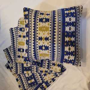 Taies d'oreiller carrées en patchwork faites à la main, 100% coton, style bohème vintage, personnalisables, fermeture enveloppe pour la décoration de la maison et des hôtels - Product Image 3