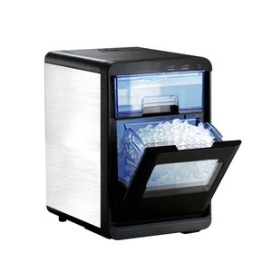 Fabbricatore di Ghiaccio Portatile da Banco 44 Libbre al Giorno Autopulente con Cassetto e Paletta, Stile Mac, per Ghiaccio a Pepite, per Elettrodomestici da Cucina - Product Image 1