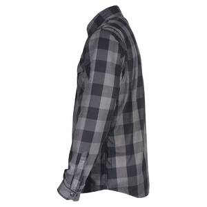 OEM Custom <b>Men's</b> Polyester/Cotton Canvas Solid <b>Turtleneck</b> Long Sleeve Flannel Shirts Soft Comfortable Breathable Quick Dry Plus - Product Image 3
