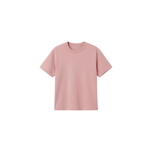 Conjunto Coordinado para Mujer Totalmente Personalizado, Color Sólido, Logotipo Personalizado, Corte Regular, Manga Corta, Cuello Redondo, Conjunto de Dos Piezas - Product Image 3