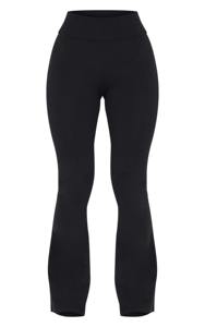 Pantalon de détente uni pour femme, coupe large, taille haute, avec logo personnalisé, style bootcut, pour yoga et fitness, anti-transpiration, direct usine - Product Image 4