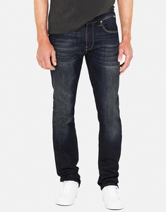 Nouveau Jean Homme Coupe Droite Taille Mi-Haute Effet Usé Léger Extensible Coupe Classique Décontracté Chic en Denim Grande Taille Blanc 2021 - Product Image 2