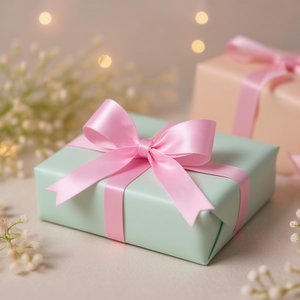 Lazo Automático Ilan Rosa 4.5x150 Cm 2 Piezas Decoración para Regalo - Product Image 2