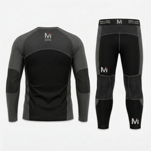 Vêtements de sport unisexes pour la course à pied et l'entraînement, vêtements de performance pour la salle de sport, édition européenne, survêtement Maluza en spandex/polyester - Product Image 5