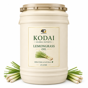 Aceite Esencial de Limoncillo de Tamil Nadu 100% Puro y Natural de Primera Calidad, Destilado al Vapor, para Aromaterapia y Cuidado Facial, Kodai Global Export - Product Image 1