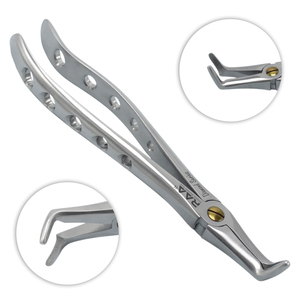 R.A.A. INTERNATIONAL RAA-281 Pince d'extraction 845 à revêtement diamanté pour incisives supérieures et canin, instrument de chirurgie dentaire orale CE - Product Image 1