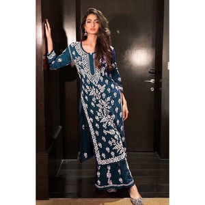 ผ้าเรยอนปักลายดีไซเนอร์พร้อมพาลาซโซรามา - Product Image 1