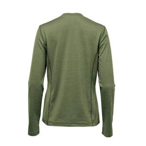 Haut de sport à manches longues pour femme en poly-spandex, T-shirt de compression respirant, Rashguard de gym, Étiquette personnalisée, Fabrication en usine - Product Image 5