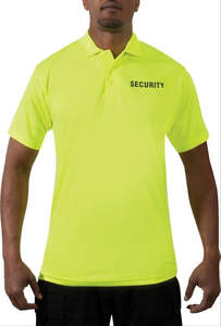 Camiseta Polo de Seguridad con Logotipo Personalizado de Verano OEM, 100% Poliéster, Corte Clásico, Camisetas Polo para Guardias de Seguridad, Ropa de Trabajo - Product Image 4