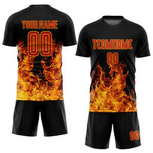 Fuente de Letras con Diseño de Llama para Nombre de Equipo, Texto Personalizado Impreso por Transferencia Térmica para Uniformes Deportivos - Product Image 1
