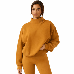 <b>Women</b> Mockneck <b>Long</b> Sleeve Slim Fit Top Fashion Elegant Casual Basic <b>Shirt</b> - Product Image 1
