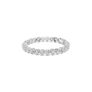 Bracelet en moissanite de qualité supérieure avec pierres taille coussin pour des soirées scintillantes, disponible à prix abordable - Product Image 1