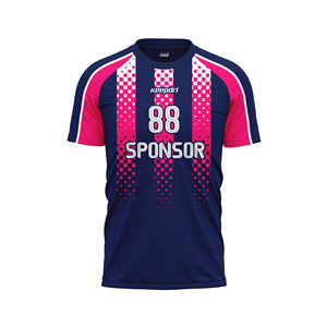 เสื้อกีฬาระบายอากาศพิมพ์ลายตามสั่งสำหรับฟุตบอลวิ่งกอล์ฟชุดพิเคิลบอลไร้รอยต่อแห้งเร็ว - Product Image 5