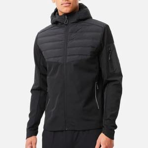 Veste coupe-vent hybride légère pour homme, imperméable, matelassée, thermique, softshell, à capuche, sportive, décontractée, pour la course à pied - Product Image 4