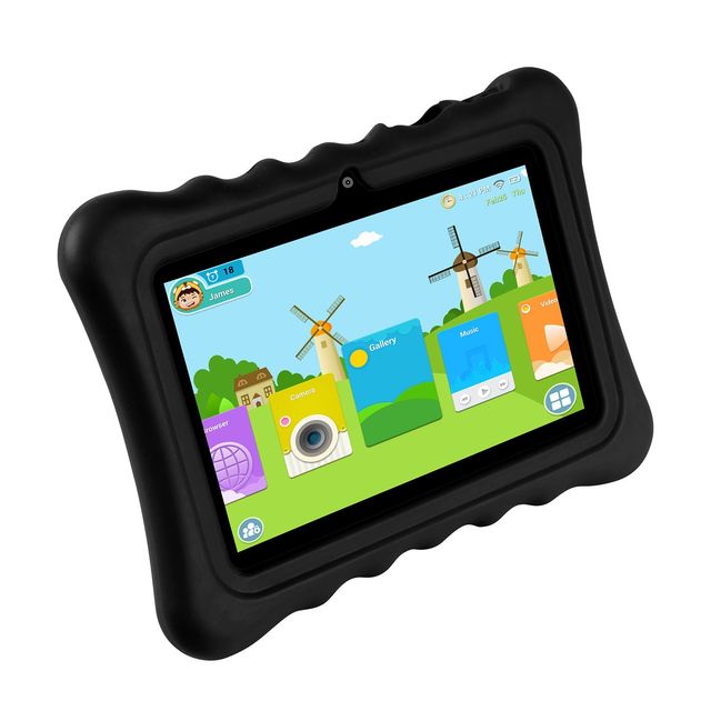 Silicone Snap-On Case with Stand Shock-resistant Cover for 7 Tablets
