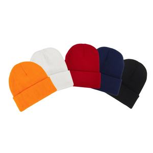 Compre Gorros de Punto Personalizados con Logotipo, Gorros de Invierno Cálidos de Hilo Acrílico para Hombre y Mujer, Gorro de Punto Simple a Prueba de Viento para Exteriores 2026 - Product Image 1
