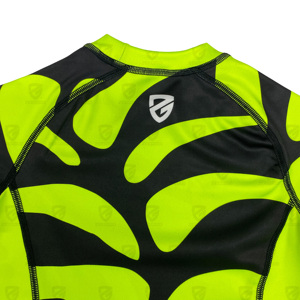 เสื้อรัดกล้ามเนื้อ Bjj แบบสั่งทำพิเศษสำหรับกีฬากราปลิง โนกิ MMA ยิวยิตสู พร้อมลายพิมพ์แบบซับลิเมชั่น ผลิตในประเทศปากีสถาน - Product Image 5