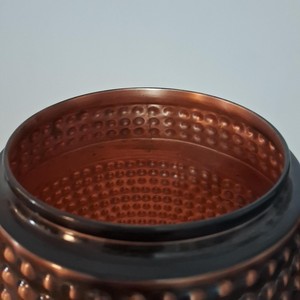 Distributeur d'eau de bureau en cuivre martelé classique, pot à eau en cuivre moderne, isolé et élégant pour la maison - Product Image 2