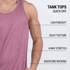 Longline <b>Stringer</b> Custom Wholesale Sporty Sports Streetwear Plain Loose Fit Crew Neck 100% Cotton Tank Top Sleeveless Quick Dry - Product Image 3