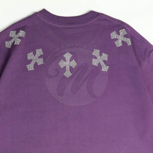 T-shirt en strass léger fabriqué au Pakistan, faible MOQ, couleur personnalisée - Product Image 4