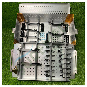 Juego de Retractores para Microdiscectomía Lumbar, Instrumentos de Cirugía de Columna Vertebral de Acero Inoxidable con Caja de Esterilización - Product Image 2