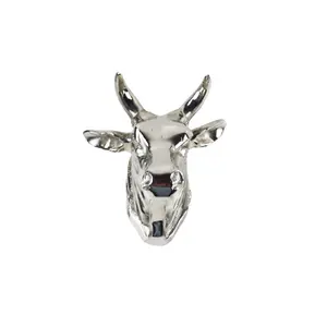 Fresh Arrival Aluminum Animal Wall Art Animal Head Metal Wall Sculpture Metal Wall Mountings for home and hotels