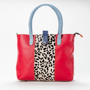 WESTAL Sac à main vintage en cuir véritable pour femmes, fourre-tout patchwork, sacs à bandoulière pour femmes - Product Image 2