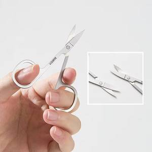 Stainless Steel Manicure <b>Scissors</b> with Sharp Straight Blades <b>for</b> <b>Nail</b> Care Adults Beauty Tools Multifunctional Handle <b>Nail</b> Art - Product Image 4