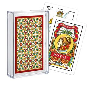 Cartas de Juego Españolas Personalizadas - Papel de 310 g/m² en Caja de Plástico para Uso Familiar, Mazo de 40/50 Cartas - Product Image 1