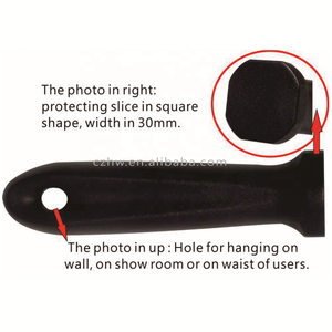 Czhw Varilla Afiladora de Cuchillos de Cerámica Blanca Resistente a Impactos con Patente Exclusiva, Grano Fino Mohs 9, Mango de PP - Product Image 3