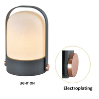 Lampe de table de style moderne B0T-GRW236, lampe décorative pour salon, abat-jour en verre blanc, E26/E27 110-240V, commande tactile
