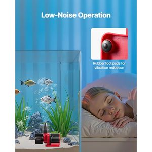 Bomba Acuática de 24V DC 60W 1750 GPH, 16 pies, Maxim Marine Wavemaker, Controlador de Retorno, Modo de Flujo Ajustable, Accesorios para Acuarios - Product Image 5