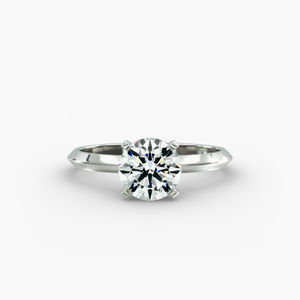 Elegant 925 Sterling <b>Silver</b> Round Brilliant Cut Moissanite Prong Setting <b>Solitaire</b> <b>Ring</b> Luxury Fine Jewelry Engagement Wedding - Product Image 4