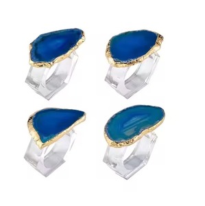 Anillo de servilleta acrílico para restaurante, para decoración de mesa de comedor y soporte de servilletas - Product Image 5