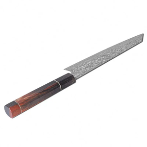 Couteau de cuisine en acier Damas, artisanal, professionnel, lame tranchante, manche en bois, pour cuisine commerciale - Product Image 2