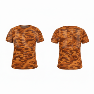 เสื้อยืดแขนสั้นลายพรางแบบใหม่สั่งทำได้ ระบายอากาศดี สวมใส่สบาย เหมาะสำหรับกิจกรรมกลางแจ้ง คอเสื้อแบบคอกลม ผลิตจากผ้าฝ้าย - Product Image 5