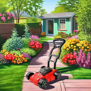 Kids <strong>Lawn</strong> <strong>Mower</strong> Pretend Play Set - Outdoor Gardening Push <strong>Mower</strong> Tool <strong>Toy</strong> for Preschoolers, Great Gift for Kids - Product Image 5