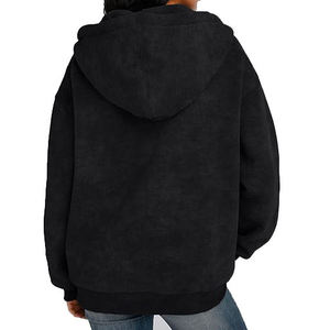 Custom Womens <b>Hoodie</b> Heavyweight Cotton <b>Graphic</b> <b>Zip</b> <b>Up</b> Supplier - Product Image 5
