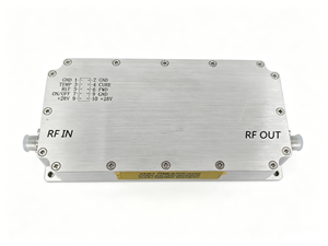 Amplificateur RF ultra large bande 100W, gain 50dB, 500 MHz à 1000 MHz, pour la lutte électronique et la surveillance du spectre - Product Image 2