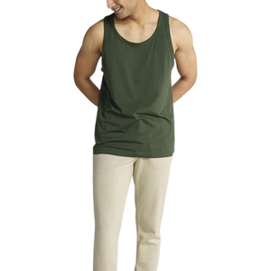 Custom Wholesale High Quality Mens Sleeveless Tank Top Cotton Muscle Shirt Pocket Vest Custom <b>Logo</b> Summer Gym Fitness Wear - Product Image 1