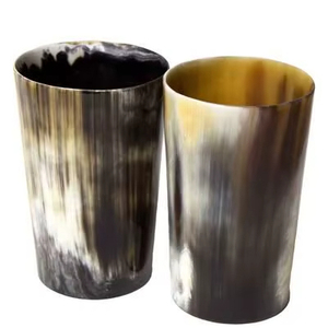 Verre à bière gris premium en corne de cerf - Product Image 1