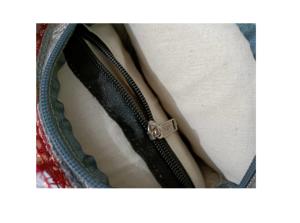 Sac rond en jute naturel, sac fourre-tout écologique fait à la main pour le shopping - Product Image 4